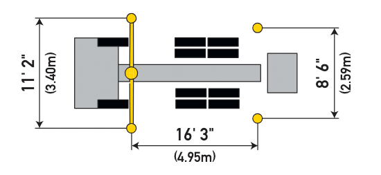 Putzmeister 20Z-Meter outrigger spread